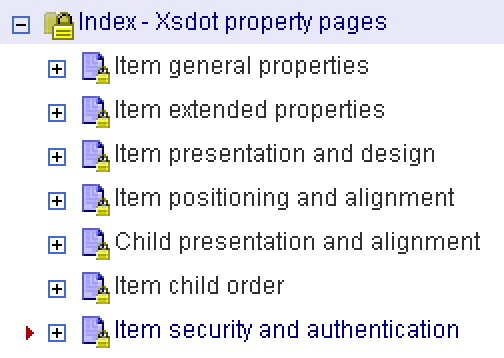 Content management - Security lock icons