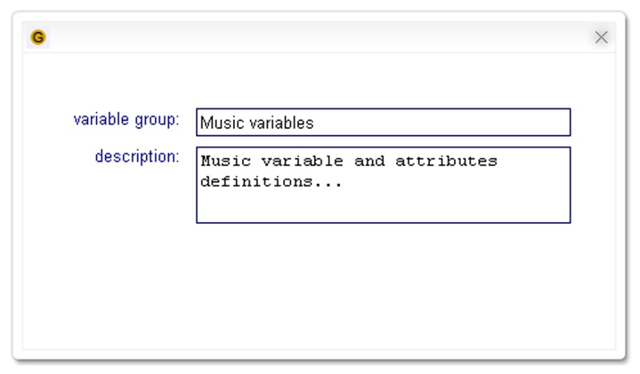 Variable group