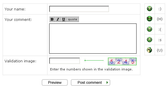 Community reply editor example