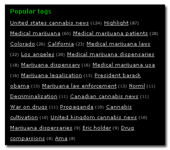 Community tag view