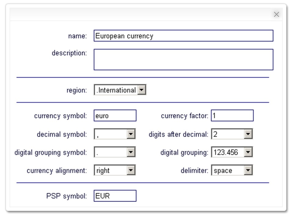 Xsdot currency service