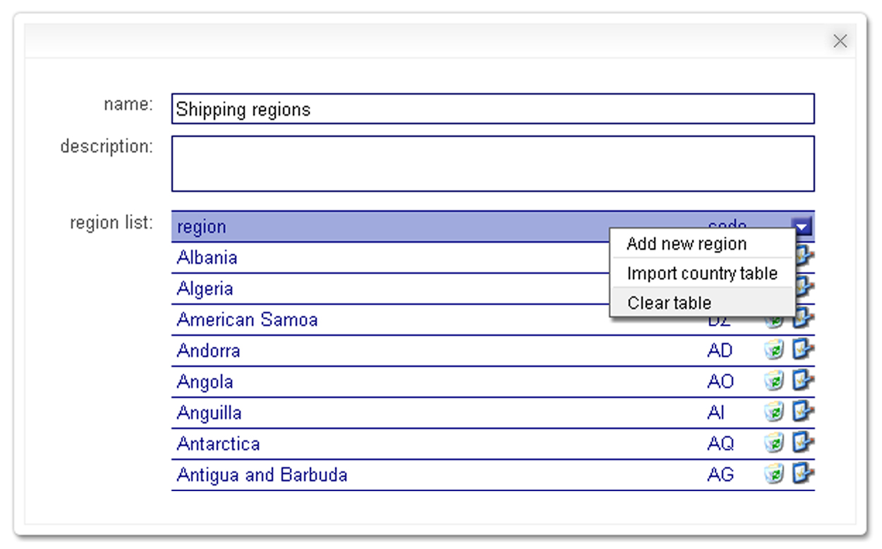 Xsdot region service