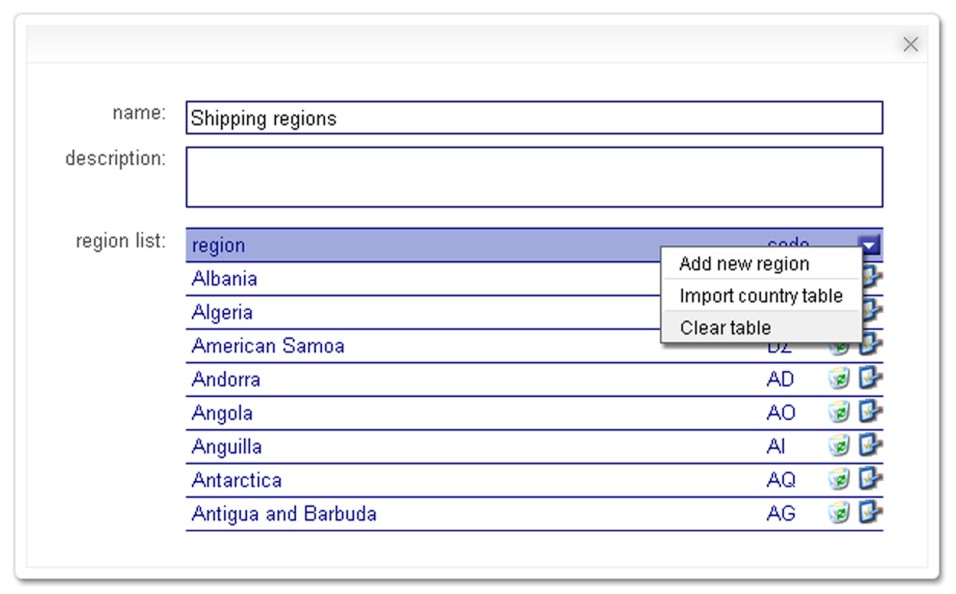 Xsdot region service